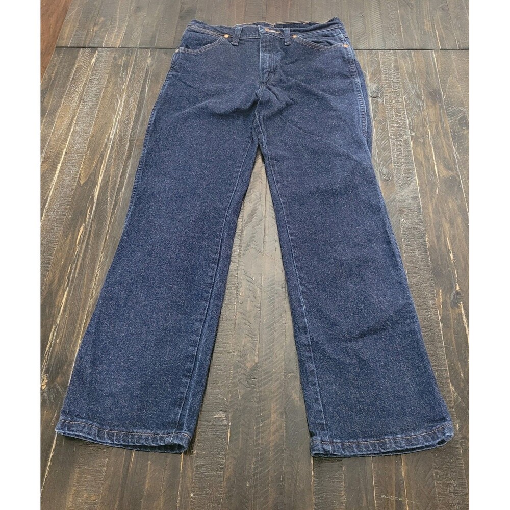 Wrangler Cowboy Cut Slim Fit Mens Dark Wash Jeans 30x30